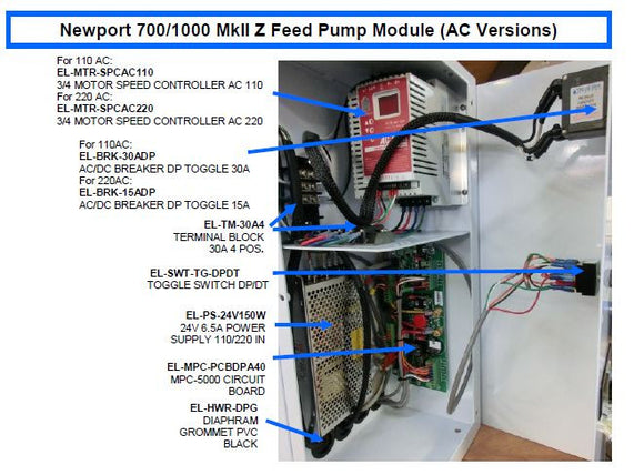 24V 6.5A Power Supply 110/220 Input